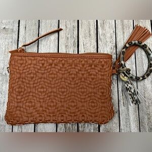 Urban Expressions Faux Leather Bangle Wristlet